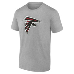 Atlanta Falcons Team Authentic Personalized Name & Number T-Shirt - Gray - NFL