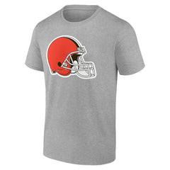 Cleveland Browns Team Authentic Personalized Name & Number T-Shirt - Gray - NFL