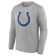 Indianapolis Colts Team Authentic Personalized Name & Number Long Sleeve T-Shirt - Gray - NFL