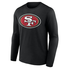 San Francisco 49ers Team Authentic Personalized Name & Number Long Sleeve T-Shirt - Black - NFL
