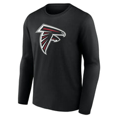 Atlanta Falcons Team Authentic Personalized Name & Number Long Sleeve T-Shirt - Black - NFL