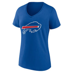 Buffalo Bills Women's Team Authentic Personalized Name & Number V-Neck T-Shirt - Royal - NFL