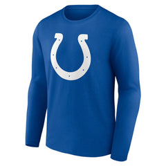 Indianapolis Colts Team Authentic Personalized Name & Number Long Sleeve T-Shirt - Royal - NFL