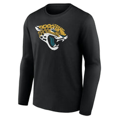 Jacksonville Jaguars Team Authentic Personalized Name & Number Long Sleeve T-Shirt - Black - NFL