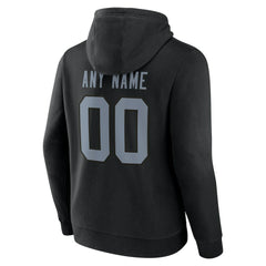 Las Vegas Raiders Team Authentic Personalized Name & Number Hoodie - Black - NFL