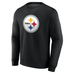 Pittsburgh Steelers Team Authentic Personalized Name & Number Sweatshirt - Black - NFL