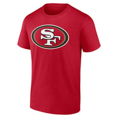 San Francisco 49ers Team Authentic Personalized Name & Number T-Shirt - Scarlet - NFL
