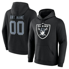 Las Vegas Raiders Big & Tall Team Authentic Custom Hoodie - Black - NFL