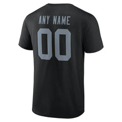 Las Vegas Raiders Big & Tall Team Authentic Custom T-Shirt - Black - NFL
