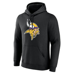 Minnesota Vikings Big & Tall Team Authentic Custom Hoodie - Black - NFL