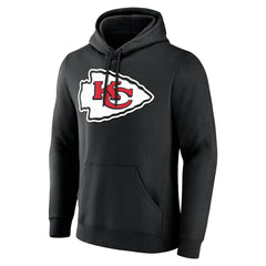 Kansas City Chiefs Big & Tall Team Authentic Custom Hoodie - Black - NFL