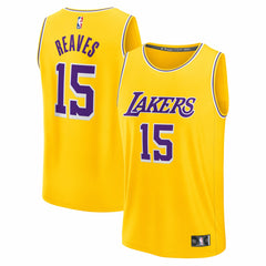 Fanatics Austin Reaves Los Angeles Lakers Fast Break Replica Jersey Gold Icon Edition