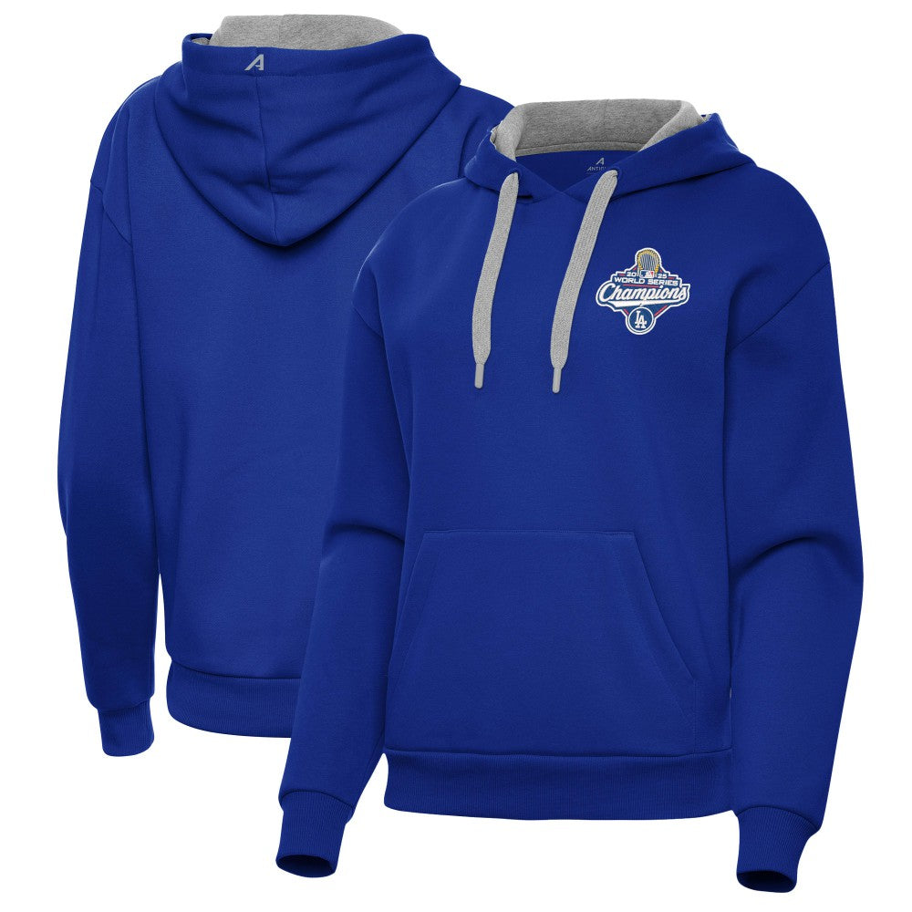 Los Angeles Dodgers Antigua Women's 2025 World Series Champions Victory Hoodie for sale