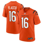 Joe Flacco Cincinnati Bengals Alternate Game Jersey - Orange - Nike