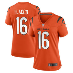 Joe Flacco Cincinnati Bengals Women's Alternate Game Jersey - Orange - Nike