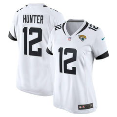Travis Hunter Jacksonville Jaguars Women's Game Jersey - White - Nike