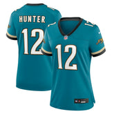 Travis Hunter Jacksonville Jaguars Women's Alternate 2 Prowler Throwback Game Jersey - Teal - Nike