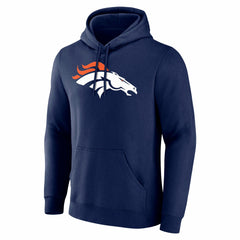 Denver Broncos Big & Tall Team Authentic Custom Hoodie - Navy - NFL