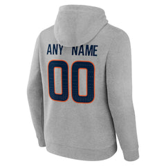 Denver Broncos Big & Tall Team Authentic Custom Hoodie - Gray - NFL
