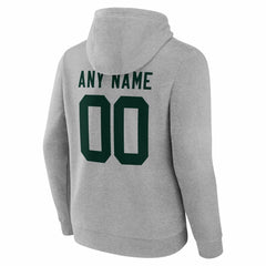 Green Bay Packers Big & Tall Team Authentic Custom Hoodie - Gray - NFL