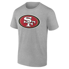 San Francisco 49ers Big & Tall Team Authentic Custom T-Shirt - Gray - NFL