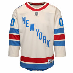 New York Rangers Outerstuff Youth 2026 NHL Winter Classic Premier Custom Jersey - White | NHL Lifestyle