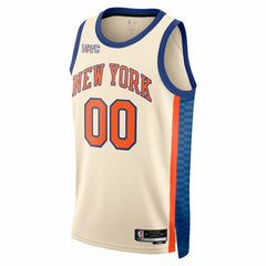 Nike New York Knicks Unisex 2025/26 City Edition Swingman Custom Jersey Cream