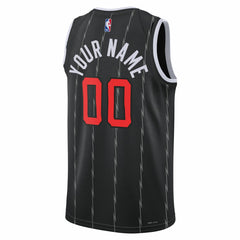 Nike Toronto Raptors Unisex 2025/26 City Edition Swingman Custom Jersey Black