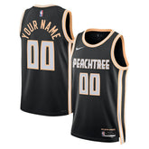 Nike Atlanta Hawks Unisex 2025/26 City Edition Swingman Custom Jersey Black