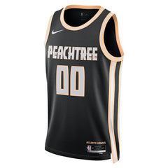 Nike Atlanta Hawks Unisex 2025/26 City Edition Swingman Custom Jersey Black