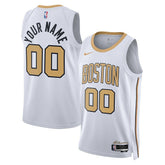 Nike Boston Celtics Unisex 2025/26 City Edition Swingman Custom Jersey White