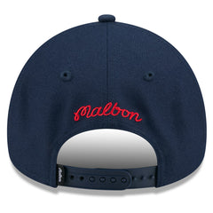 New Era Washington Wizards x Malbon Golf Unisex 9FORTY A-Frame Adjustable Hat Navy