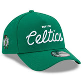 New Era Boston Celtics x Malbon Golf Unisex 9FORTY A-Frame Adjustable Hat Green