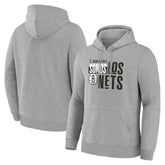 Brooklyn Nets Noches Training Hoodie Gray