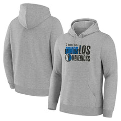 Dallas Mavericks Noches Training Hoodie Gray