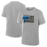 Dallas Mavericks Noches Training T-Shirt Gray