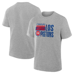 Detroit Pistons Noches Training T-Shirt Gray