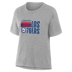 Philadelphia 76ers Women's Noches Training T-Shirt Gray