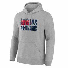 Washington Wizards Noches Training Hoodie Gray