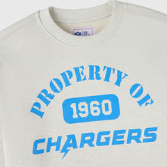 Los Angeles Chargers OVO x NFL Unisex Fleece Sweatshirt - Heather Gray - NFL