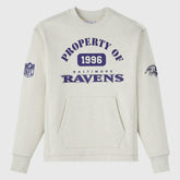 Baltimore Ravens OVO x NFL Unisex Fleece Sweatshirt - Heather Gray - NFL