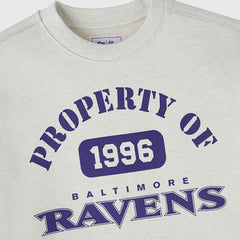 Baltimore Ravens OVO x NFL Unisex Fleece Sweatshirt - Heather Gray - NFL
