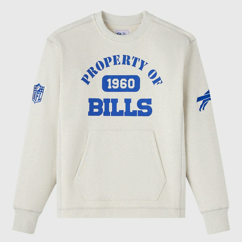 Buffalo Bills OVO x NFL Unisex Fleece Sweatshirt - Heather Gray - NFL