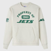 New York Jets OVO x NFL Unisex Fleece Sweatshirt - Heather Gray - NFL