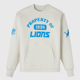 Detroit Lions OVO x NFL Unisex Fleece Sweatshirt - Heather Gray - NFL