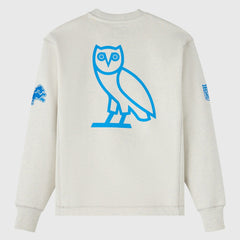 Detroit Lions OVO x NFL Unisex Fleece Sweatshirt - Heather Gray - NFL