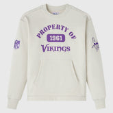 Minnesota Vikings OVO x NFL Unisex Fleece Sweatshirt - Heather Gray - NFL