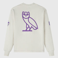 Minnesota Vikings OVO x NFL Unisex Fleece Sweatshirt - Heather Gray - NFL