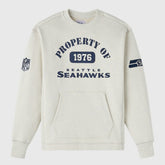 Seattle Seahawks OVO x NFL Unisex Fleece Sweatshirt - Heather Gray - NFL