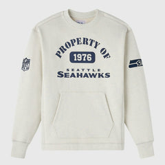 Seattle Seahawks OVO x NFL Unisex Fleece Sweatshirt - Heather Gray - NFL
